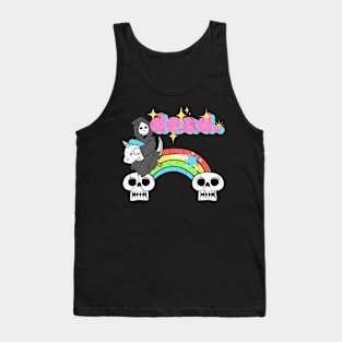 Grim Reaper Unicorn Tank Top